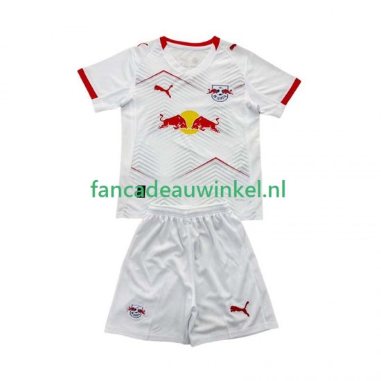 RB Leipzig Wedstrijdshirt met Korting Thuis Kind 2025-26 Korte Mouw