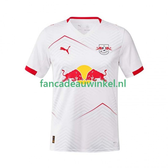 RB Leipzig Wedstrijdshirt met Korting Thuis Heren 2025-26 Korte Mouw