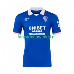 Rangers Wedstrijdshirt met Korting Thuis Heren 2025-26 Korte Mouw