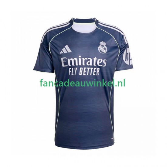 Real Madrid Wedstrijdshirt met Korting Uit Heren 2025-26 Korte Mouw