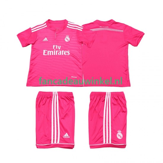 Real Madrid Wedstrijdshirt met Korting 2014 2015 Retro Uit Kind Korte Mouw