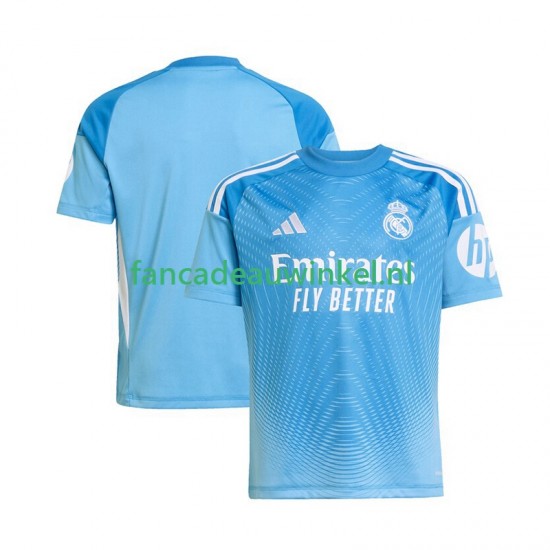Real Madrid Wedstrijdshirt met Korting Keepersshirt Thuis Heren 2025-26 Korte Mouw