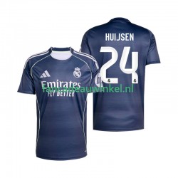 Real Madrid Wedstrijdshirt met Korting Huijsen 24 Uit Heren 2025-26 Korte Mouw