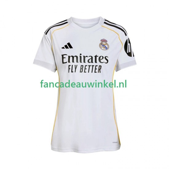 Real Madrid Wedstrijdshirt met Korting Thuis Dames 2025-26 Korte Mouw