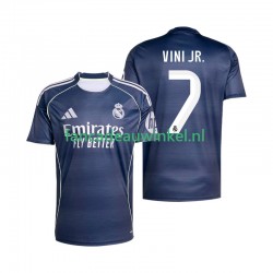 Real Madrid Wedstrijdshirt met Korting Vinicius Junior 7 Uit Heren 2025-26 Korte Mouw