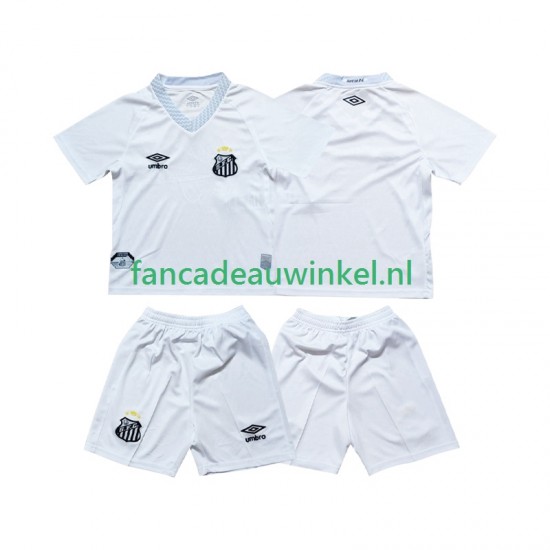 Santos FC Wedstrijdshirt met Korting Thuis Kind 2025-26 Korte Mouw