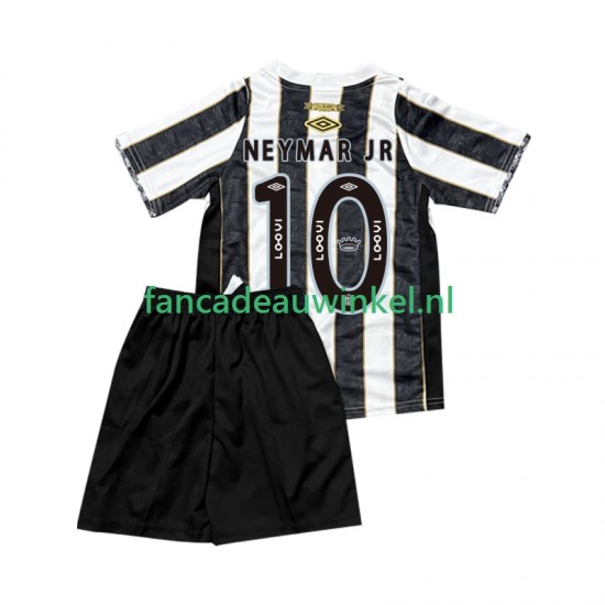 Santos FC Wedstrijdshirt met Korting Neymar JR 10 Uit Kind 2025-26 Korte Mouw