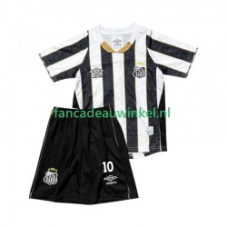 Santos FC Wedstrijdshirt met Korting Neymar JR 10 Uit Kind 2025-26 Korte Mouw