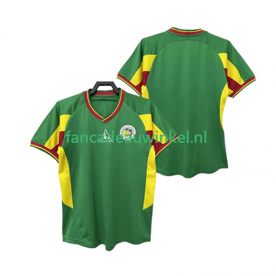 Senegal Wedstrijdshirt met Korting Retro Uit Heren 2002 Korte Mouw
