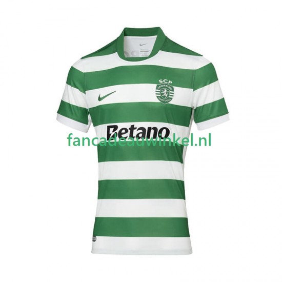 Sporting CP Wedstrijdshirt met Korting Thuis Heren 2025-26 Korte Mouw