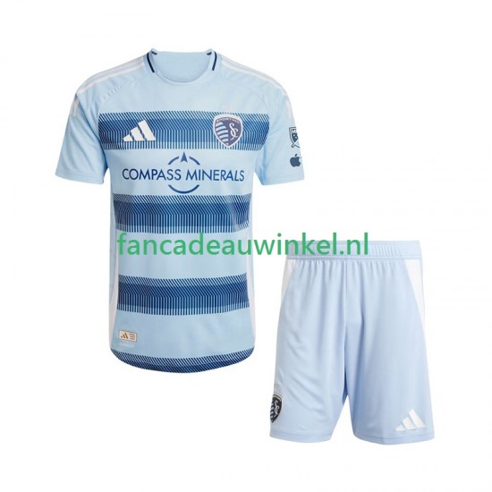 Sporting Kansas City Wedstrijdshirt met Korting Thuis Kind 2025 Korte Mouw