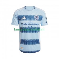 Sporting Kansas City Wedstrijdshirt met Korting Thuis Heren 2025-26 Korte Mouw