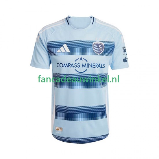 Sporting Kansas City Wedstrijdshirt met Korting Thuis Heren 2025-26 Korte Mouw