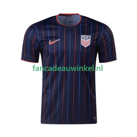 USA Wedstrijdshirt met Korting Uit Heren 2025 Korte Mouw