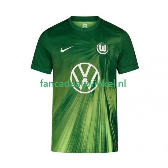 VfL Wolfsburg Wedstrijdshirt met Korting Thuis Heren 2025-26 Korte Mouw