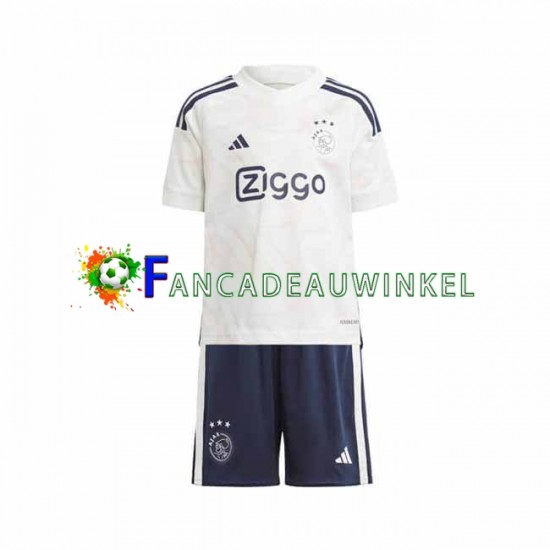 AFC Ajax Wedstrijdshirt met Korting Uit Kind 2023-24 Korte Mouw