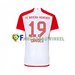 FC Bayern München Wedstrijdshirt met Korting Alphonso Davies 19 Thuis Heren 2023-24 Korte Mouw