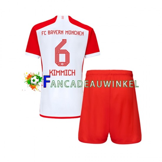 FC Bayern München Wedstrijdshirt met Korting Joshua Kimmich 6 Thuis Kind 2023-24 Korte Mouw