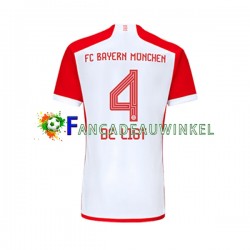 FC Bayern München Wedstrijdshirt met Korting Matthijs de Ligt 4 Thuis Heren 2023-24 Korte Mouw