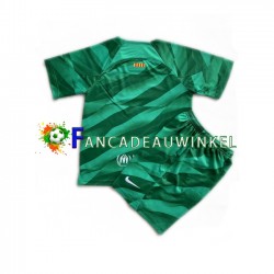 FC Barcelona Wedstrijdshirt met Korting Keepersshirt Thuis Kind 2023-24 Korte Mouw