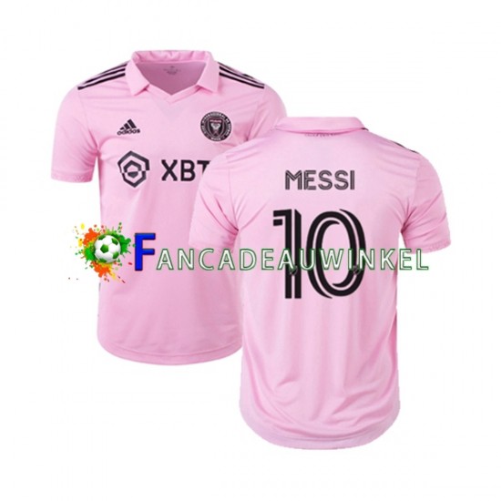 Inter Miami Wedstrijdshirt met Korting Lionel Messi 10 Thuis Heren 2023 Korte Mouw