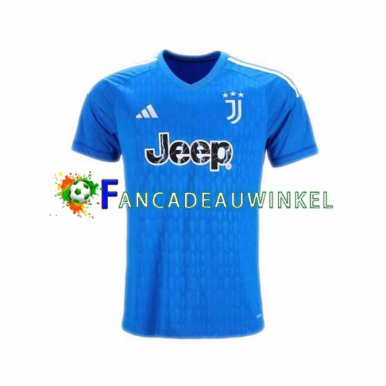 Juventus Wedstrijdshirt met Korting Keepersshirt Thuis Heren 2023-24 Korte Mouw