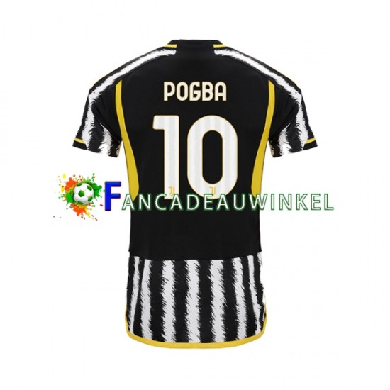 Juventus Wedstrijdshirt met Korting Paul Pogba 10 Thuis Heren 2023-24 Korte Mouw