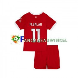 Liverpool Wedstrijdshirt met Korting M.Salah 11 Thuis Kind 2023-24 Korte Mouw