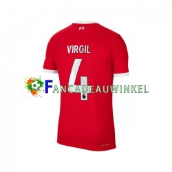Liverpool Wedstrijdshirt met Korting Virgil van Dijk 4 Thuis Heren 2023-24 Korte Mouw