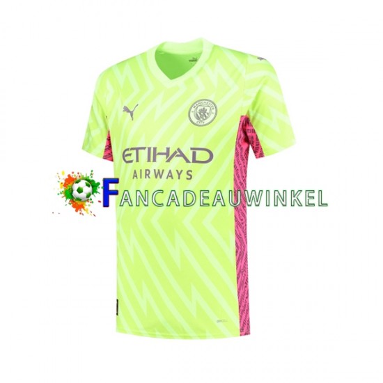 Manchester City Wedstrijdshirt met Korting Keepersshirt 3rd Heren 2023-24 Korte Mouw