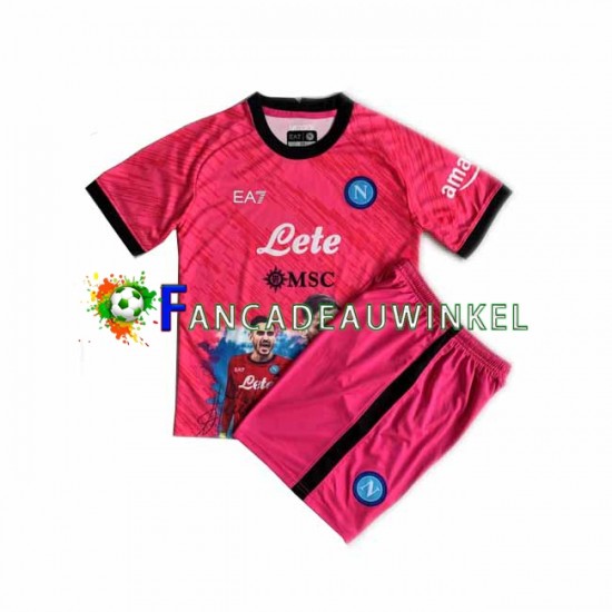 Napoli Wedstrijdshirt met Korting Face Game Alex Meret 1 Keepersshirt Thuis Kind 2022-23 Korte Mouw