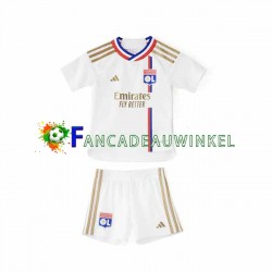 Olympique Lyonnais Wedstrijdshirt met Korting Thuis Kind 2023-24 Korte Mouw