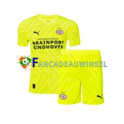 PSV Eindhoven Wedstrijdshirt met Korting Keepersshirt Uit Kind 2023-24 Korte Mouw