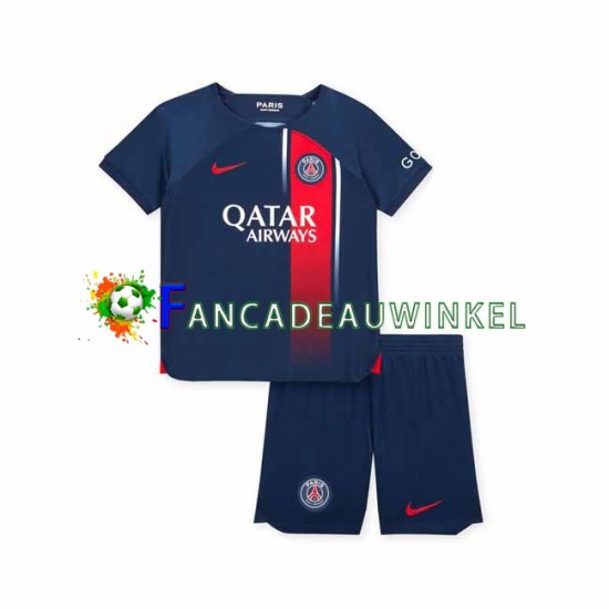 Paris Saint-Germain Wedstrijdshirt met Korting Thuis Kind 2023-24 Korte Mouw