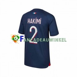 Paris Saint-Germain Wedstrijdshirt met Korting Hakimi 2 Thuis Heren 2023-24 Korte Mouw