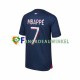 Paris Saint-Germain Wedstrijdshirt met Korting Mbappé 7 Thuis Heren 2023-24 Korte Mouw