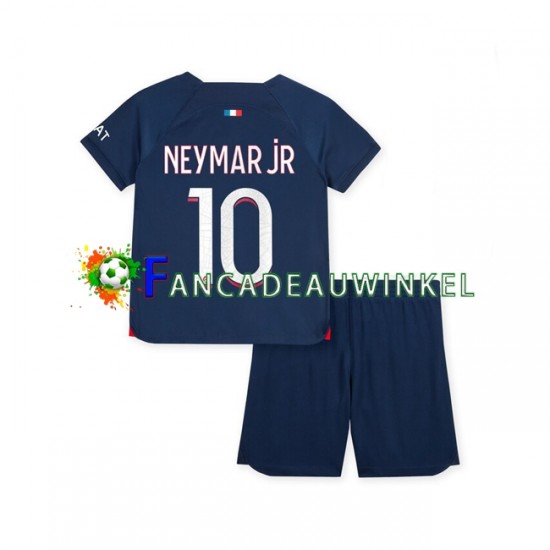 Paris Saint-Germain Wedstrijdshirt met Korting Neymar Jr 10 Thuis Kind 2023-24 Korte Mouw