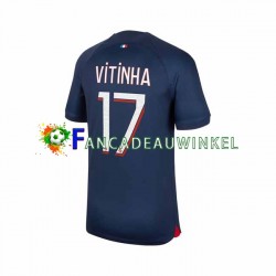 Paris Saint-Germain Wedstrijdshirt met Korting Vitinha 17 Thuis Heren 2023-24 Korte Mouw