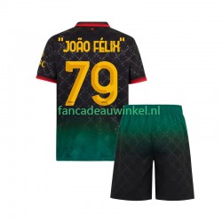 AC Milan Wedstrijdshirt met Korting JOAO FELIX 79 Vierde Kind 2024-25 Korte Mouw