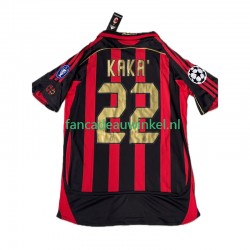 AC Milan Wedstrijdshirt met Korting KAKA 8 2007 Retro Thuis Heren 2006 Korte Mouw