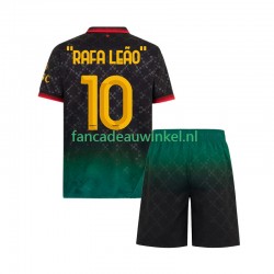 AC Milan Wedstrijdshirt met Korting RAFA LEAO 10 Vierde Kind 2024-25 Korte Mouw