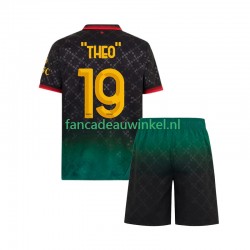 AC Milan Wedstrijdshirt met Korting THEO 19 Vierde Kind 2024-25 Korte Mouw