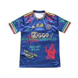 AFC Ajax Wedstrijdshirt met Korting Bob Marley Special Thuis Blauw Heren 2025 Korte Mouw