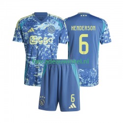 AFC Ajax Wedstrijdshirt met Korting Henderson 6 Uit Kind 2024-25 Korte Mouw