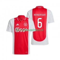 AFC Ajax Wedstrijdshirt met Korting Henderson 6 Thuis Heren 2024-25 Korte Mouw