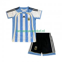 Argentinië Wedstrijdshirt met Korting Retro Thuis Kind 2006 Korte Mouw