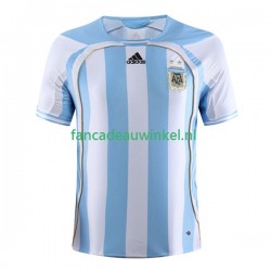 Argentinië Wedstrijdshirt met Korting Retro Thuis Heren 2006 Korte Mouw