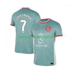 Atlético Madrid Wedstrijdshirt met Korting Antoine Griezmann 7 Uit Heren 2024-25 Korte Mouw