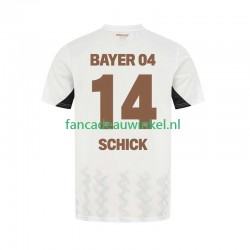 Bayer 04 Leverkusen Wedstrijdshirt met Korting Patrik Schick 14 Uit Heren 2024-25 Korte Mouw