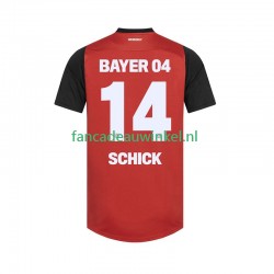 Bayer 04 Leverkusen Wedstrijdshirt met Korting Patrik Schick 14 Thuis Heren 2024-25 Korte Mouw